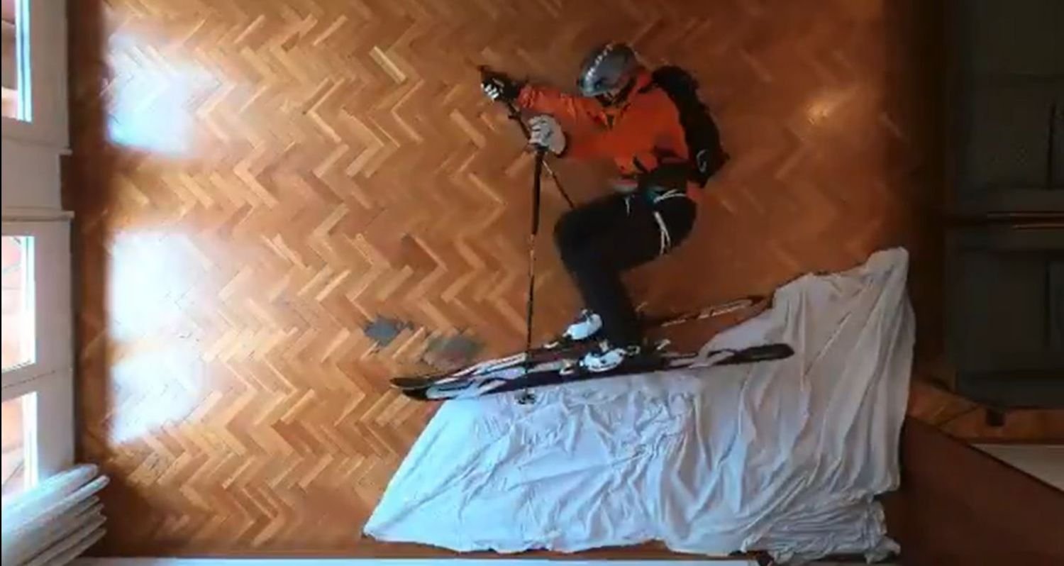 [Vu sur le net] Du ski dans son appartement