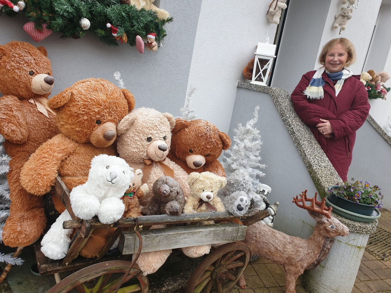 A Noël, la maison de Paulette de Rémering, devient celle des ours