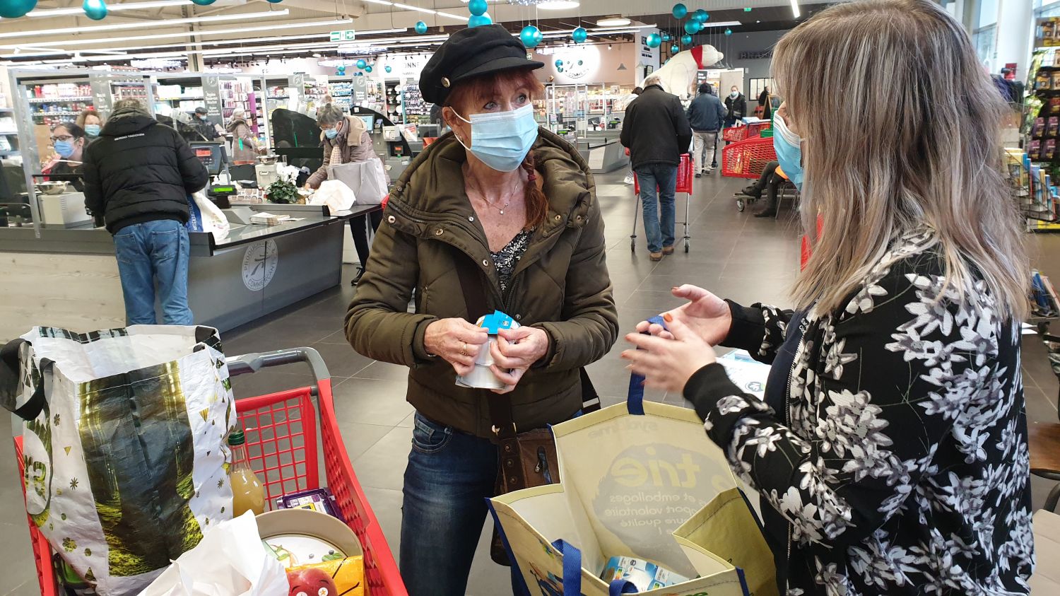 L’agglo de Sarreguemines sensibilise les clients de supermarché à la réduction des emballages