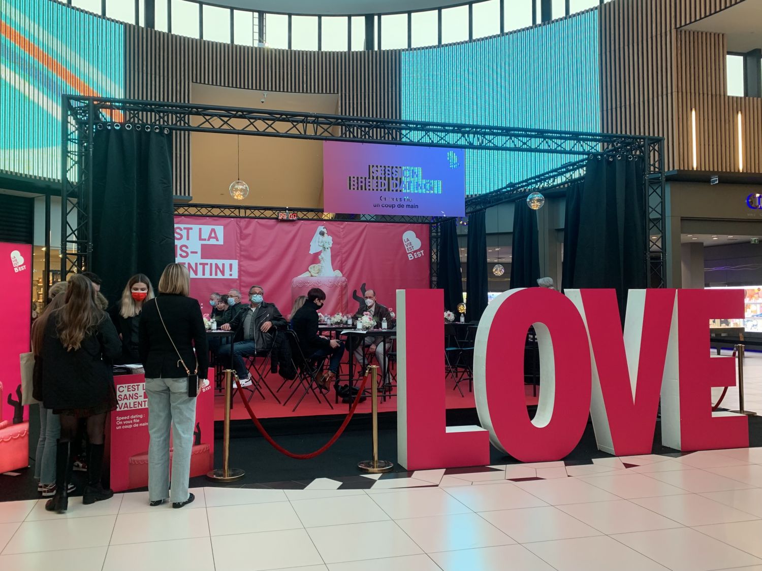 Saint-Valentin : des speed dating organisés au centre commercial B'Est