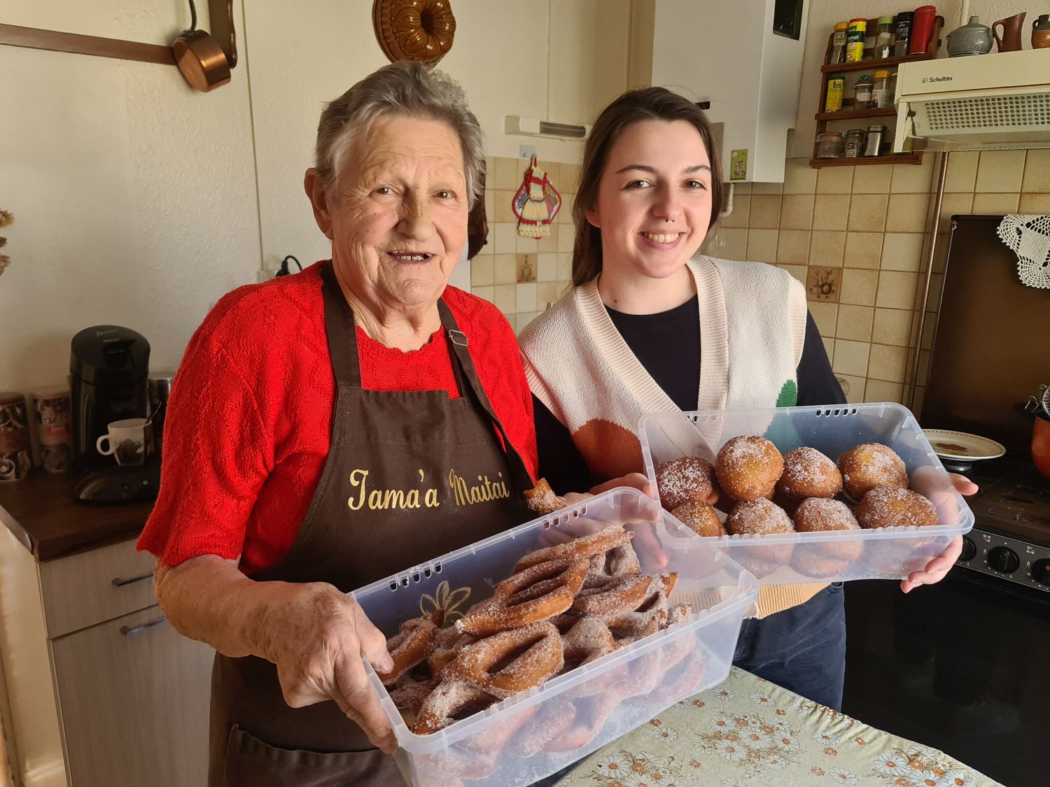 Farébersviller : Hildegarde fait des beignets chaque année pour faire plaisir à ses petits-enfants 