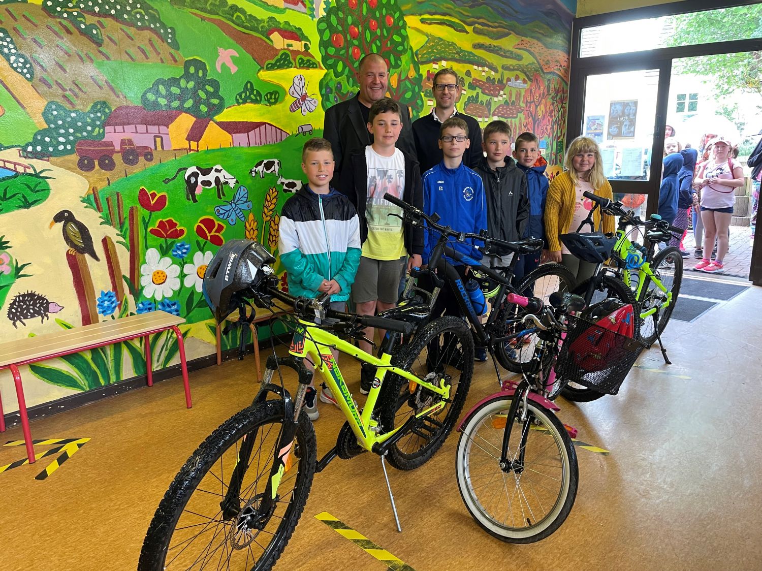 Nousseviller-Saint-Nabor : ils vont à l'école à vélo pour la bonne cause