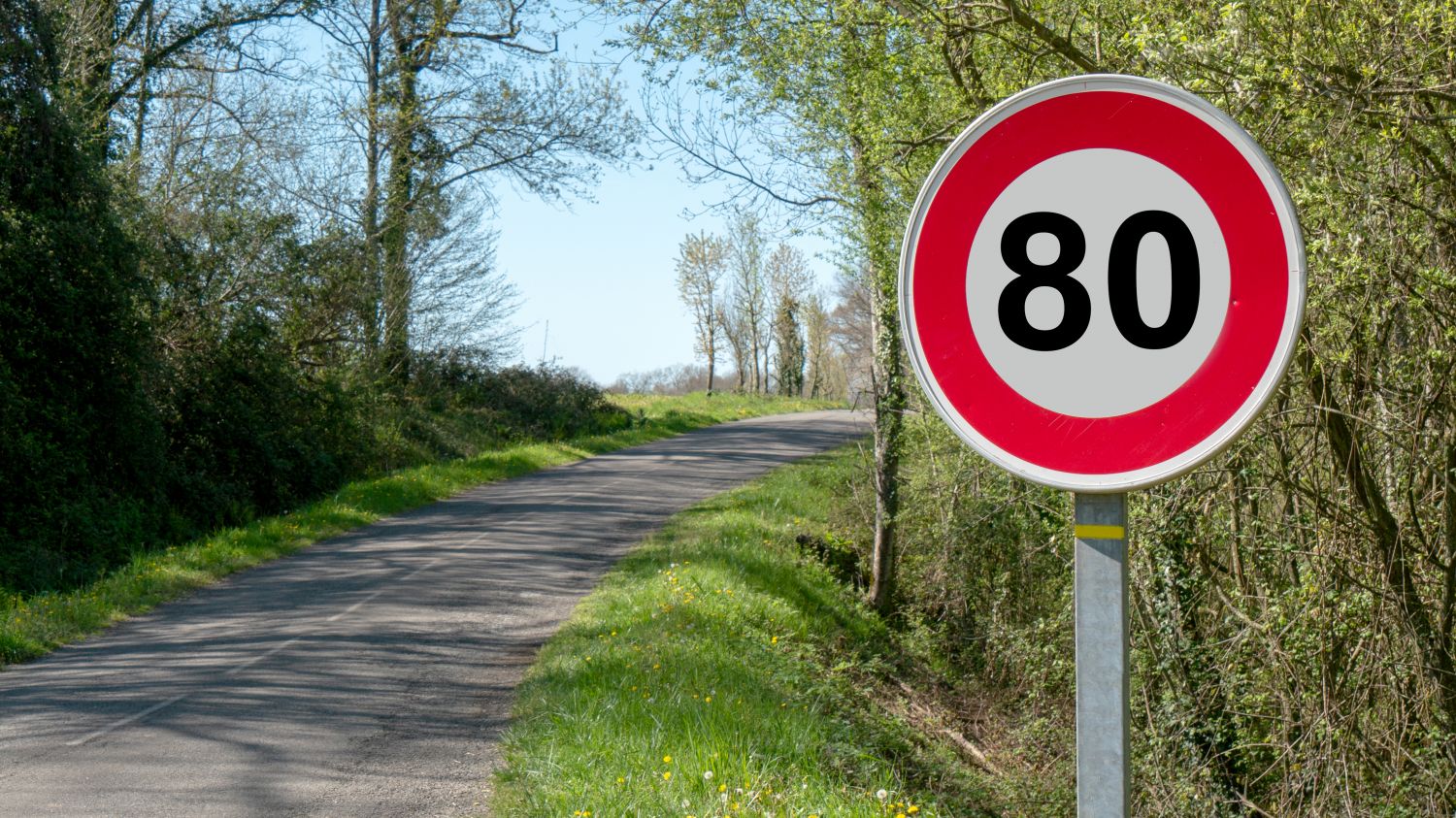 Le 80km/h reste la règle sur les routes départementales… pour le moment