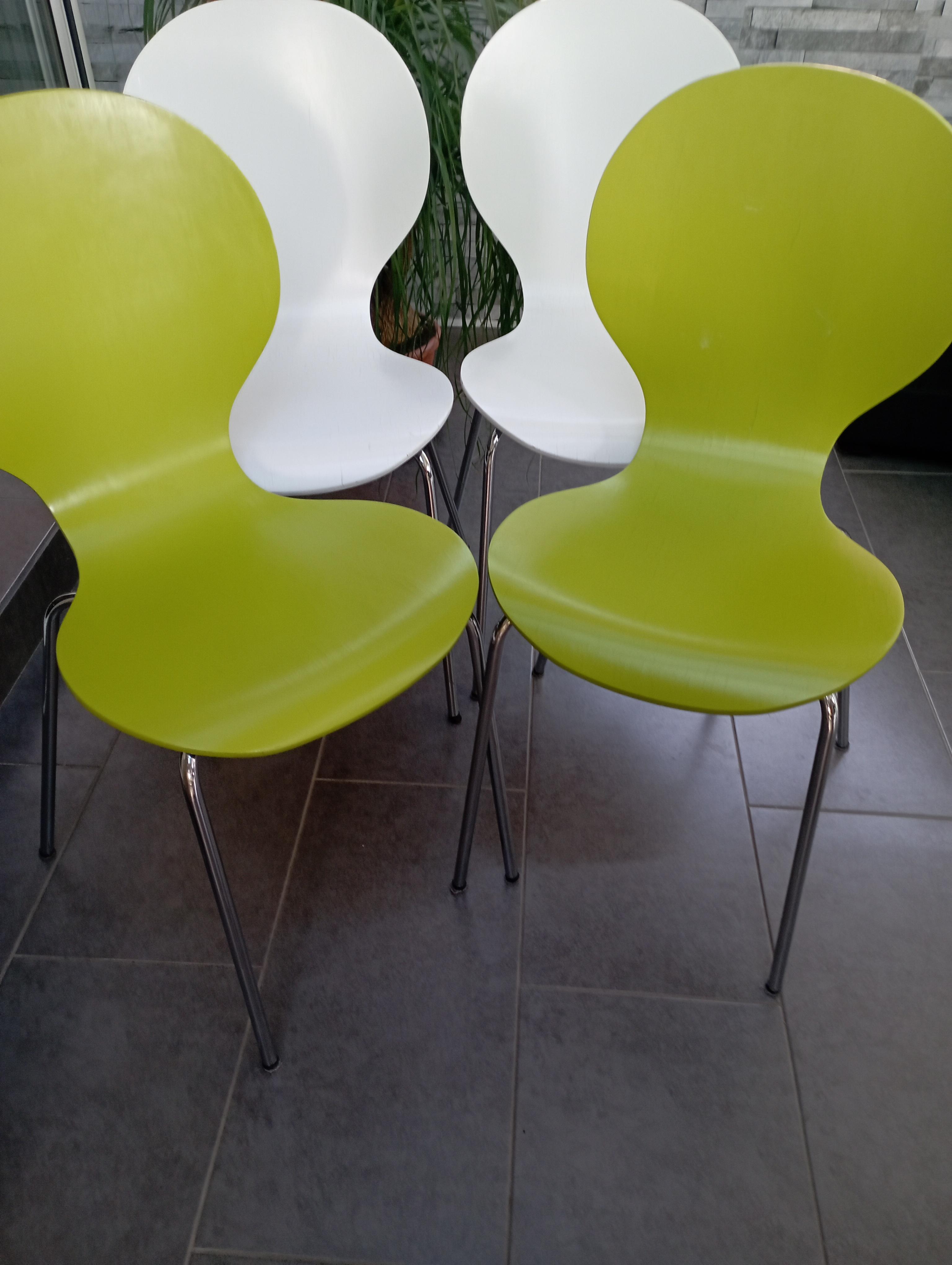 Lot de 4 chaises de cuisine