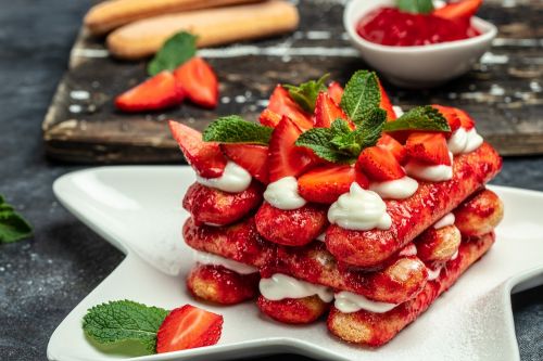 Tiramisu aux fraises