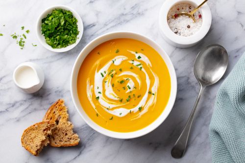 Velouté de légumes au lait de coco