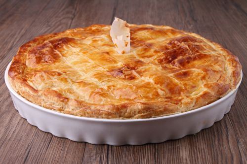 Tourte aux carottes et veau